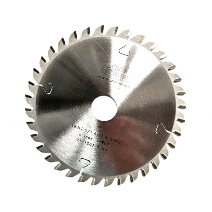 Пильный диск по дереву 160 х 2.5/1.6 х 25.4 z36 81 Wz Pilana